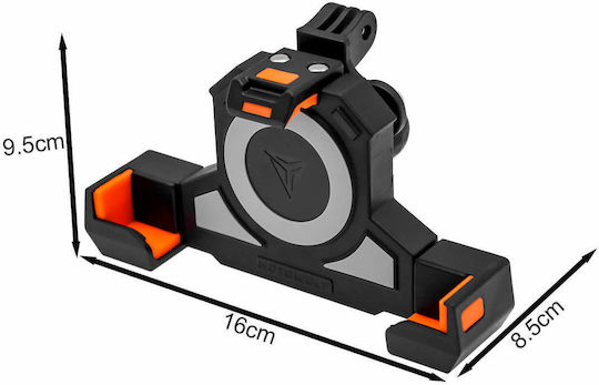 Motowolf Mdl2828 Mobile Phone Handlebar Mount for Bicycle Motorcycle Black
