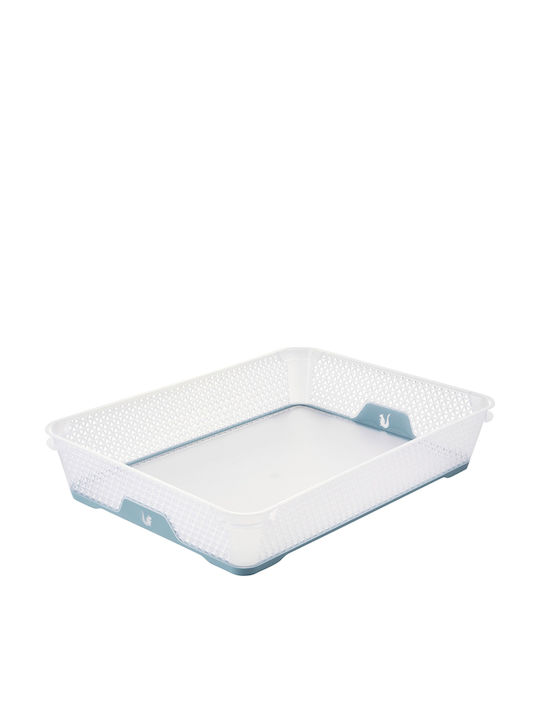 Keeeper Καλάθι Αποθήκευσης Πλαστικό Διάφανο 36x7cm