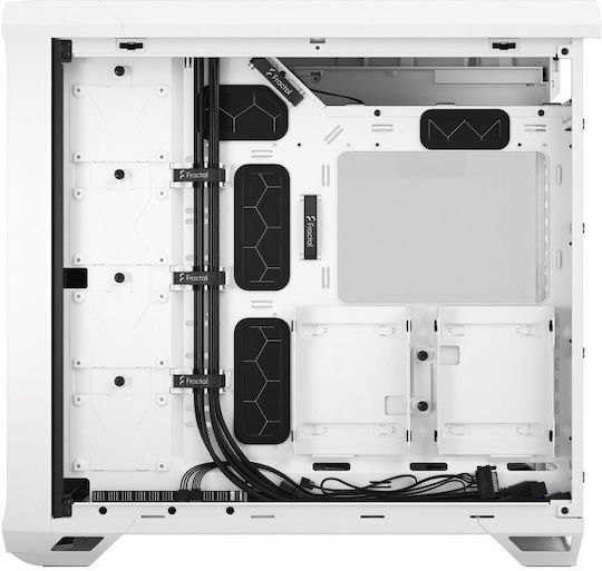 Fractal Design Torrent Gaming Midi Tower Computer Case with Side Window White TG Clear