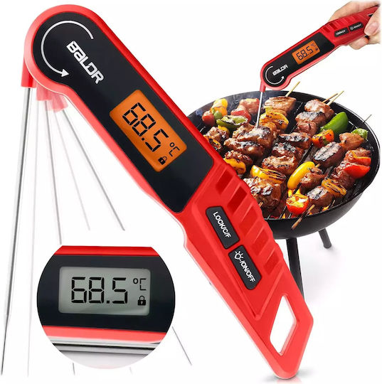 Baldr Electronical BBQ Thermometer with Probe +1°C / +50°C
