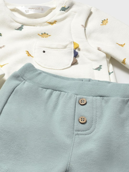 Kinder-Set mit Hose Winter 4Stück Honey-blue