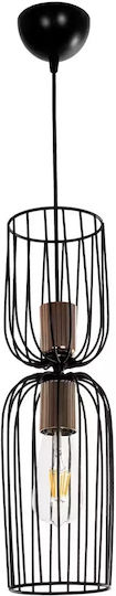 GloboStar Lavera Pendant Light Gold Grid with Socket E27 14x14x44cm