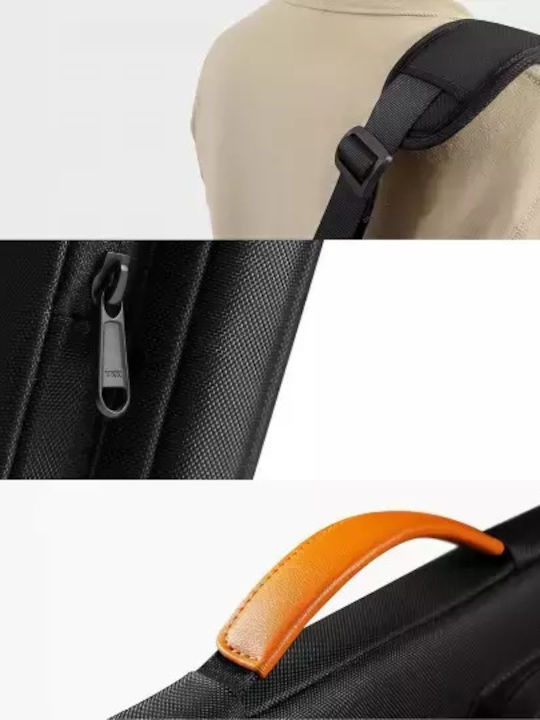 Tech-Protect Defender Shoulder / Handheld Bag for 16" Laptop Black