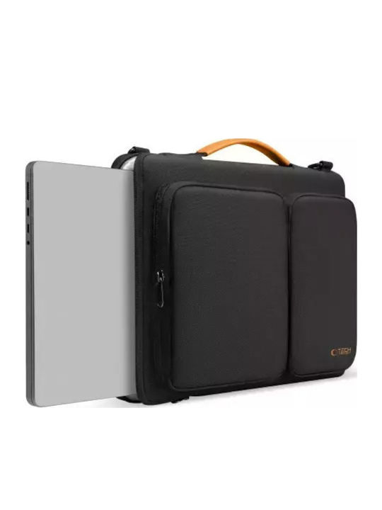 Tech-Protect Defender Shoulder / Handheld Bag for 16" Laptop Black