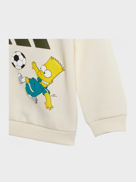 Kids' Set with Pants Winter 2pcs Beige The Simpsons