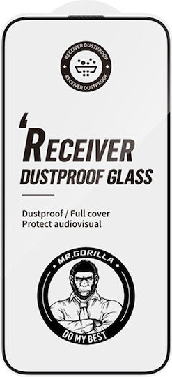 Blueo Tempered Glass Μαύρο (iPhone 15 Pro)