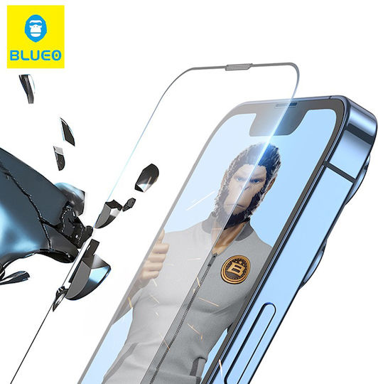 Blueo Tempered Glass Μαύρο (iPhone 17e / 16e / 14 / 13 / 13 ProXiaomi 13 Pro)