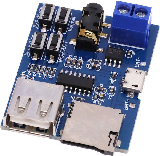Rosfix MP3-Player Einheit USB Micro SD