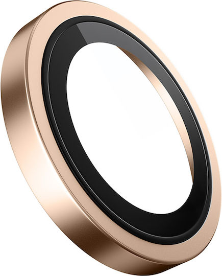 Blueo Camera Protection Metal Frame Gold for the iPhone 14 Pro, iPhone 14 Pro Max