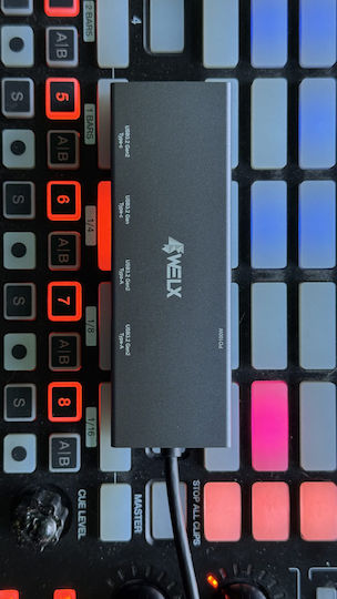 Welx WL2 Hub 5 Θυρών USB 3.2 με σύνδεση USB-C / USB-A