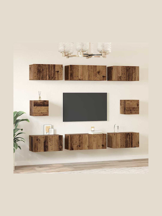 Unitate TV pentru sufragerie Coffee L80xA30xÎ30cm