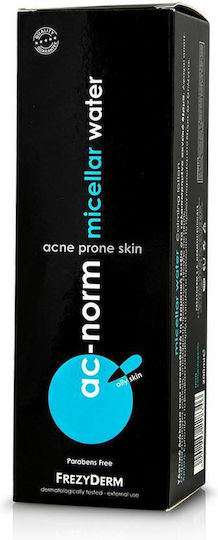 Frezyderm Ac-Norm Мицеларна Вода Премахване на грим Лице за Акнеична Кожа 200мл