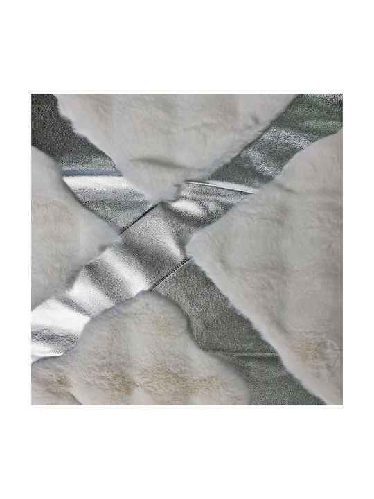 Saray Home Luxurius Rug Rectangular Furry White