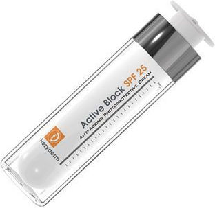 Frezyderm Active Block Антиeйдж Дневен Крем За Лице С SPF25 Хиалуронова Киселина И Пептиди 50ml