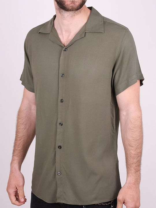 Kurzärmlig Hemd Khaki