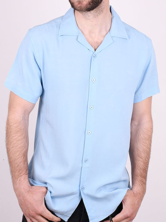 Short-sleeved Shirt Light Blue