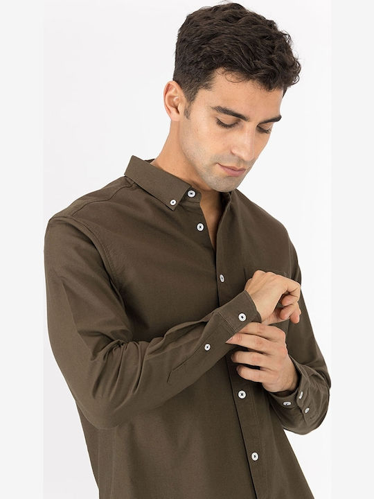 Long-sleeved Shirt Khaki
