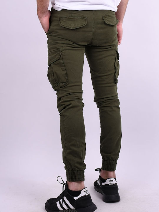 Trousers Cargo in Slim Fit Khaki
