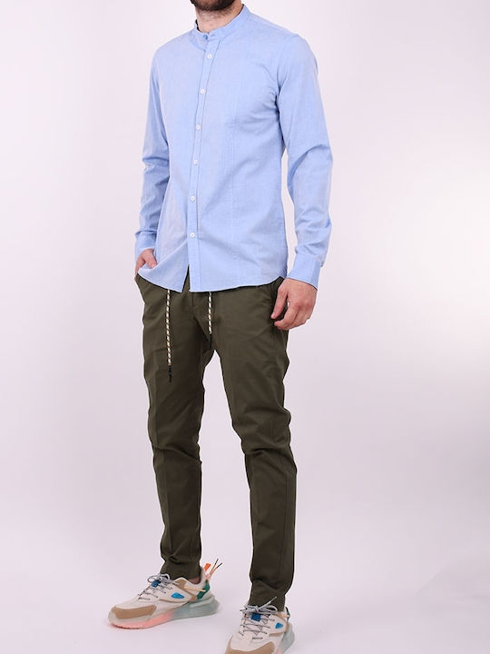 Παντελόνι Chino Ελαστικό σε Slim Εφαρμογή Χακί