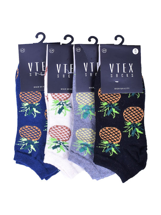 Vtex Socks Vtex Ανδρικές Κάλτσες MULTICOLOUR 4Pack Vtex Socks Vtex Ανδρικές Κάλτσες MULTICOLOUR 4Pack