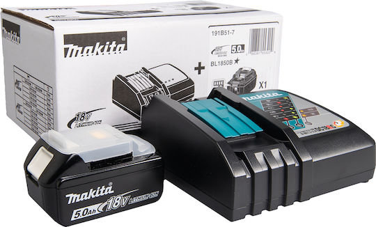 Makita Battery Set Lithium Capacity 5Ah 18V with Charger