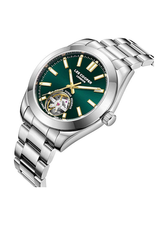 Lee Cooper Bracelet Men's Watch Automatic with Silver Metal