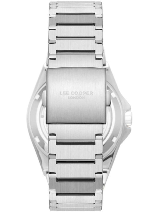 Lee Cooper Bracelet Men's Watch Automatic With Silver Metal Bracelet