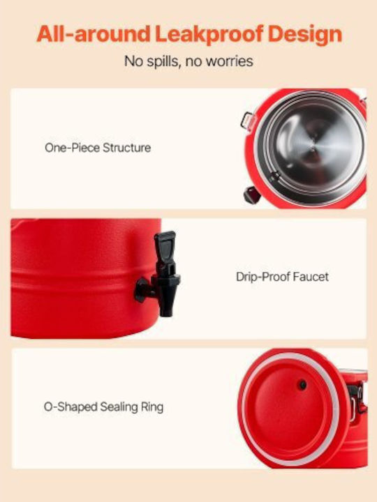 Vevor Hot & Cold Beverage Dispenser 8lt