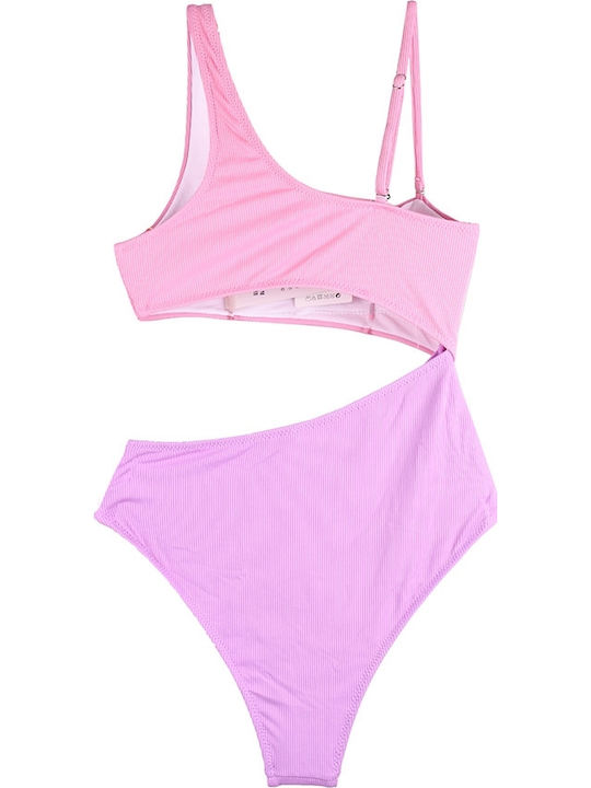 Swimsuit with Openings Multicolour