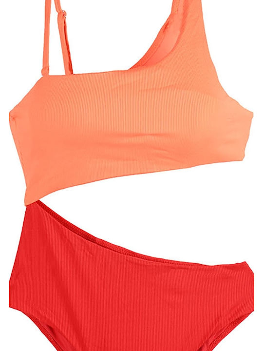 Swimsuit with Openings Multicolour