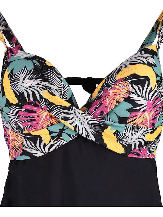 Cu push-up Floral Black