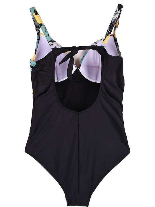 Cu push-up Floral Black