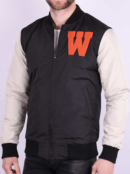 Collegejacke Jacke Black