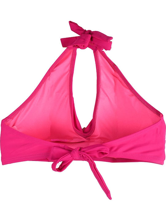 Set Bikini Ψηλόμεσο Floral Φούξια
