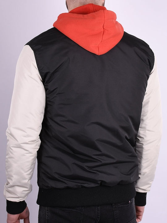 Collegejacke Jacke Black