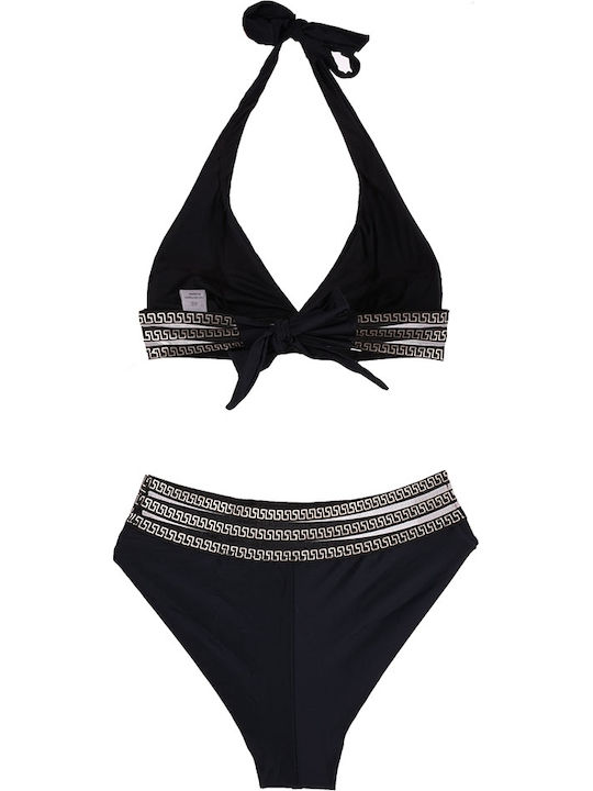 Bikini Set Triangle Black