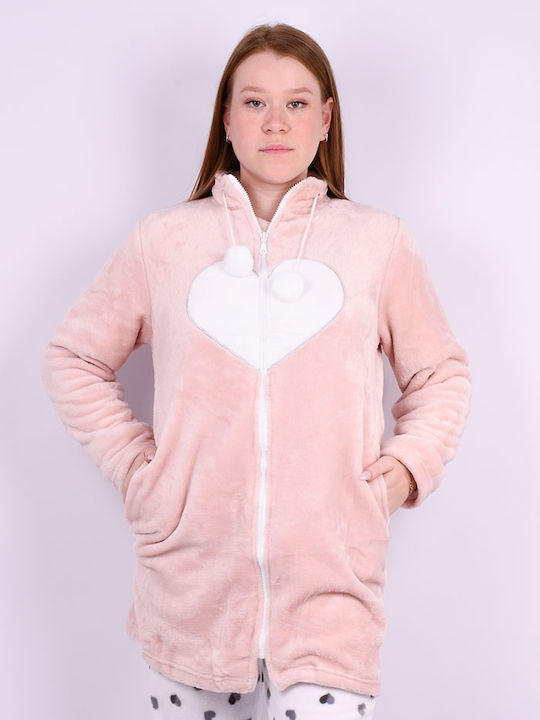 Tress Winter Damen Robe Pink