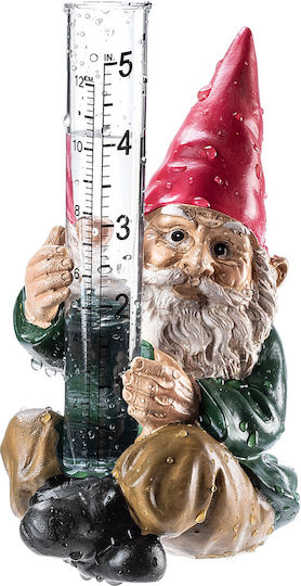Kadax Rain Gauge Rainfall Meter Accumulation Decorative Garden Gnome