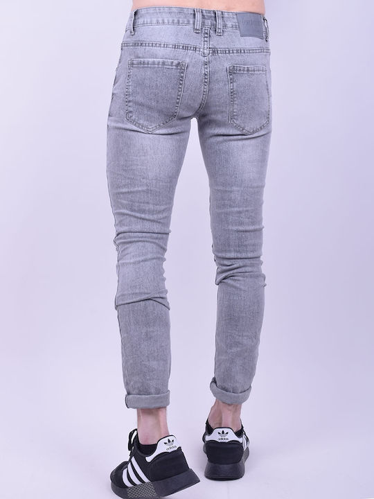 Men's Jeans Pants with Slim Fit Grey