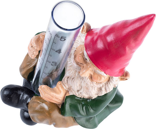 Kadax Rain Gauge Rainfall Meter Accumulation Decorative Garden Gnome