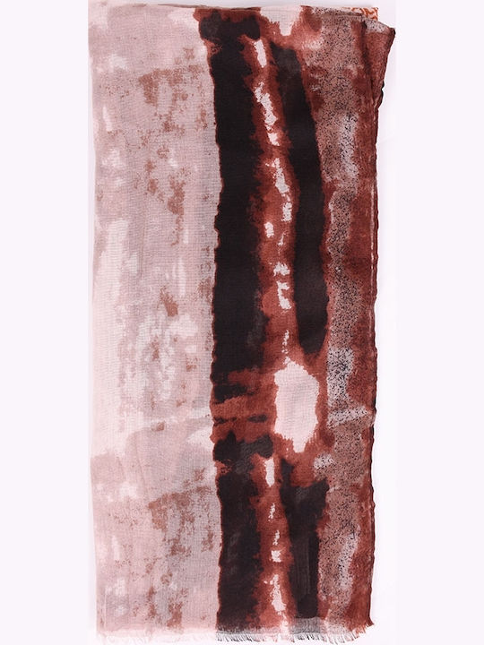 T & D Women's Scarf Brown