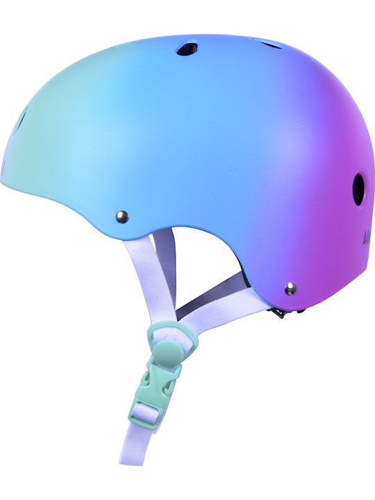 Athlopaidia Kids' City Bike Helmet Green/Pink/Blue