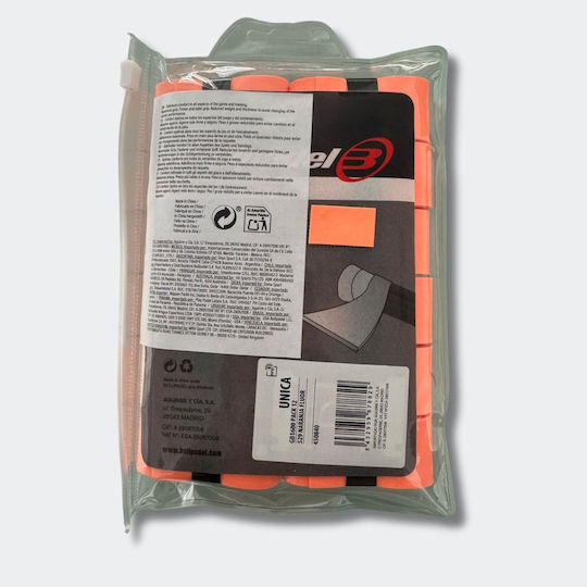 Bullpadel Gb-1600 Padel Overgrip X 12 Neon Orange