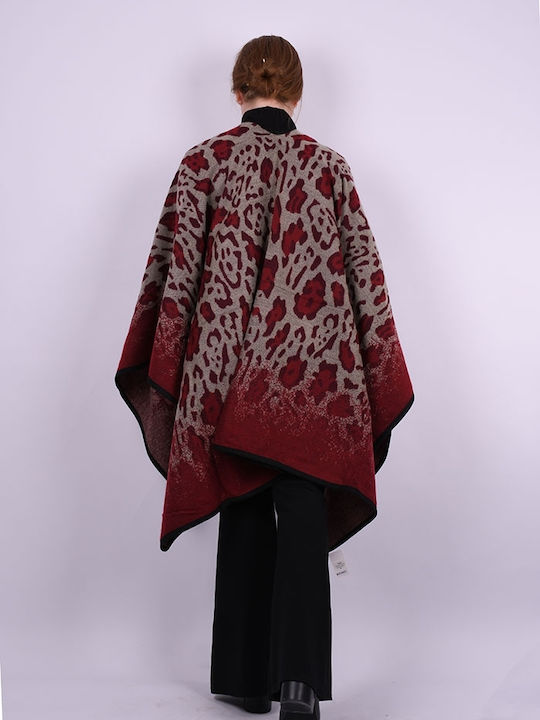 T & D Strandponcho Rot