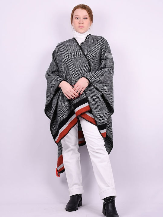 T & D Beach Poncho Black