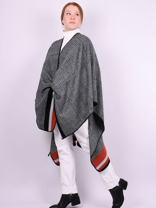 T & D Beach Poncho Black