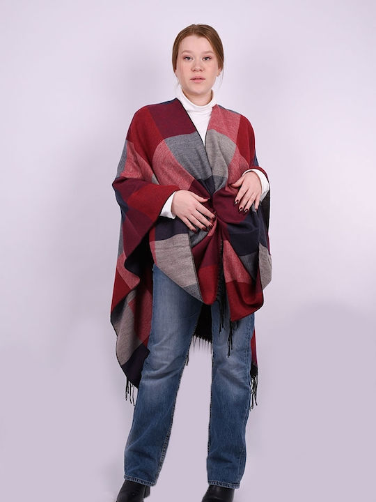T & D Beach Poncho Red