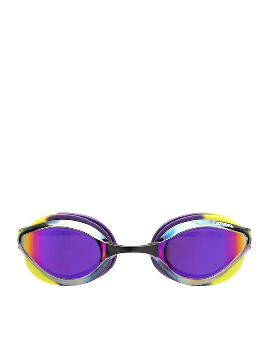 Arena Python Schwimmbrille Erwachsene mit Antibeschlaggläsern Gelb