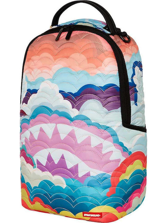 Sprayground DLXS Σχολική Τσάντα Πλάτης Cloud Shark με Θήκη για Παγούρι