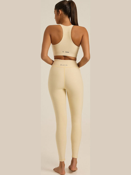 Женски Дълга легинси Light Beige, Ecru